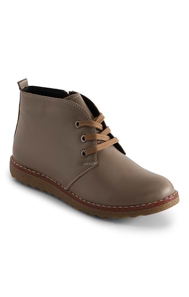 Ladies Leather Desert Boots