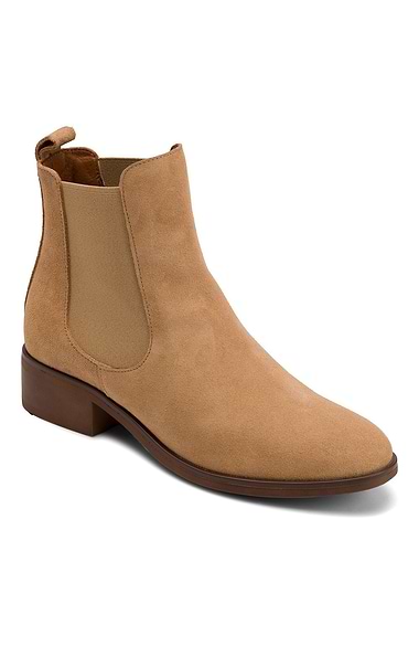 Ladies Smart Suede Chelsea Boots