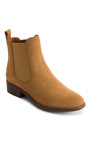 Ladies Smart Suede Chelsea Boots
