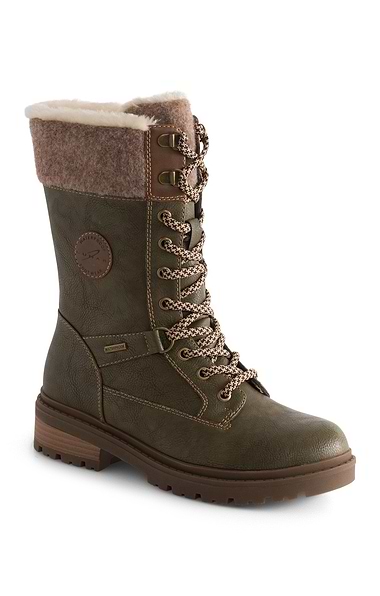 Ladies Waterproof Ice Grip Tall Boot