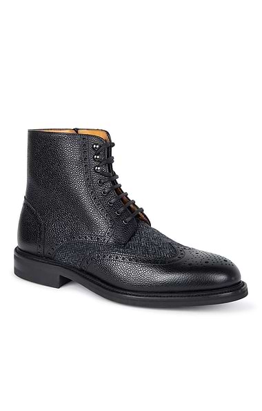 Tweed Brogue Boot