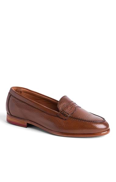Ladies Deerskin Penny Loafer