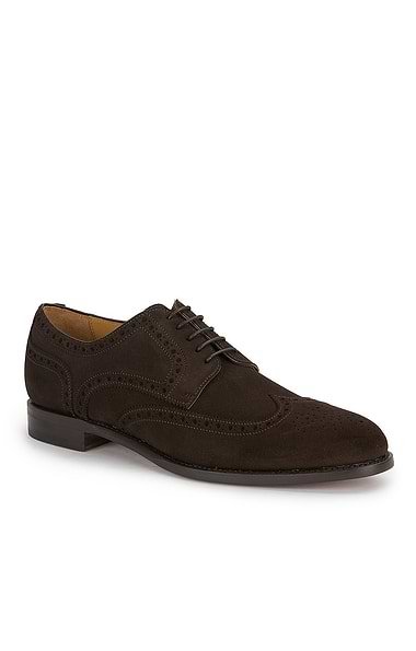 Men's Berwick Suede Brogue Shoe