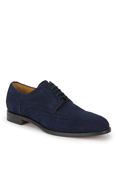 Men's Berwick Suede Brogue Shoe