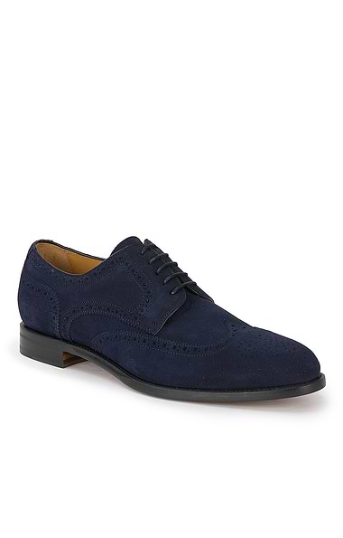 Men's Berwick Suede Brogue Shoe