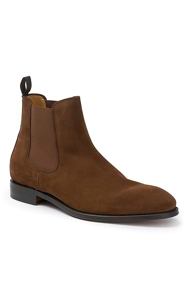 Men's Suede Chelsea Boots