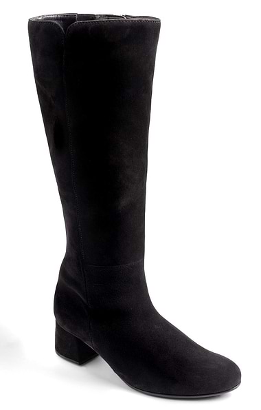 Ladies Gabor Ashby Suede Medium Heel Long Boots