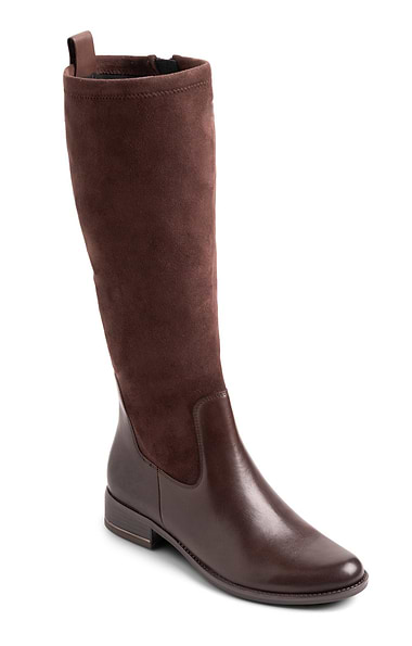 Ladies Leather Suede Long Boot