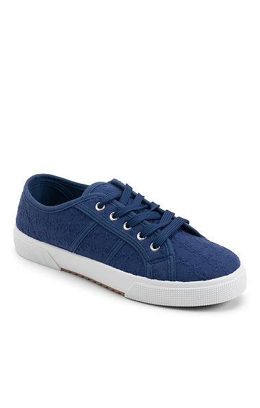 Ladies Zita Canvas Trainer