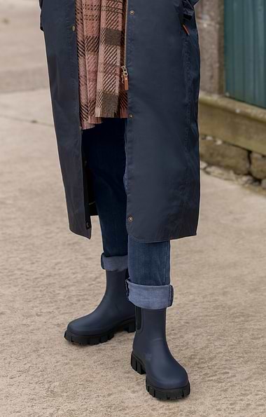 Ladies Short Neoprene Wellie Boots