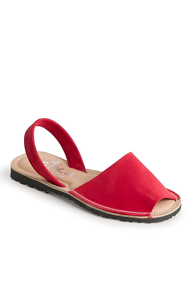 Ladies Nubuck Slingback Sandals