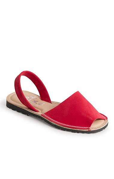 Ladies Nubuck Slingback Sandals