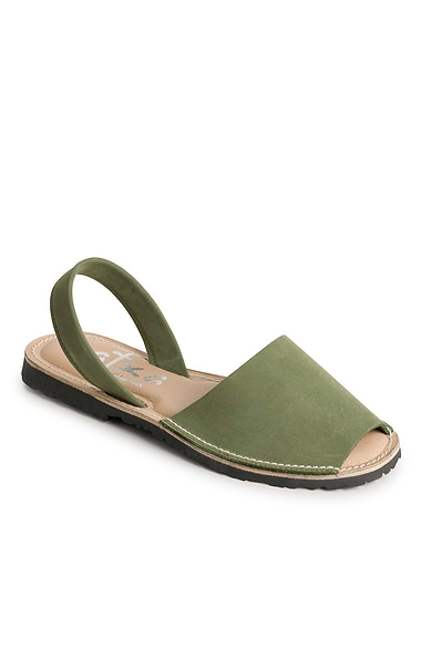 Ladies Nubuck Slingback Sandals