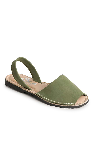 Ladies Nubuck Slingback Sandals