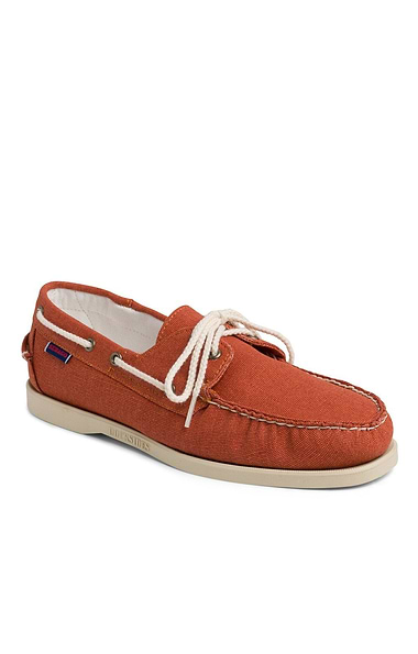 Men's Sebago Portland Washed Canvas Boat Shoe