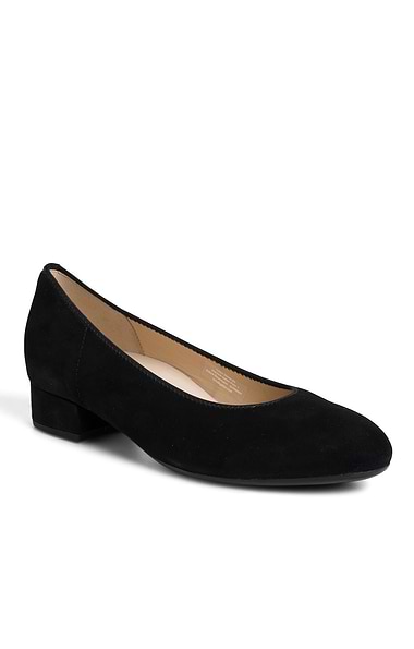 Ladies Gabor Betty Suede Court Shoe