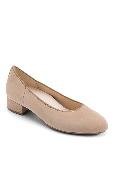 Ladies Gabor Betty Suede Court Shoe