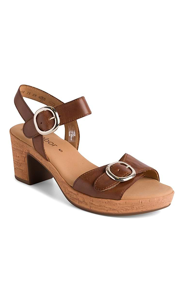 Ladies Gabor Fantastica High Heel Leather Sandal