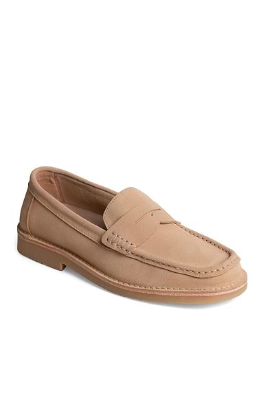 Men's Suede Penny Loafers