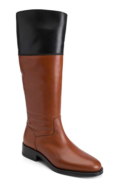 Ladies 2 Tone Classic Leather Boot