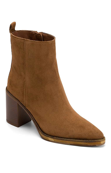 Ladies Suede High Ankle Boot