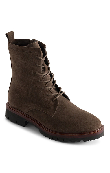 Ladies Suede Lace Boot
