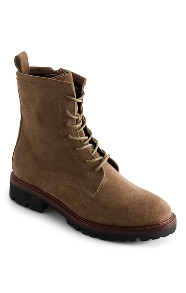 Ladies Suede Lace Boot