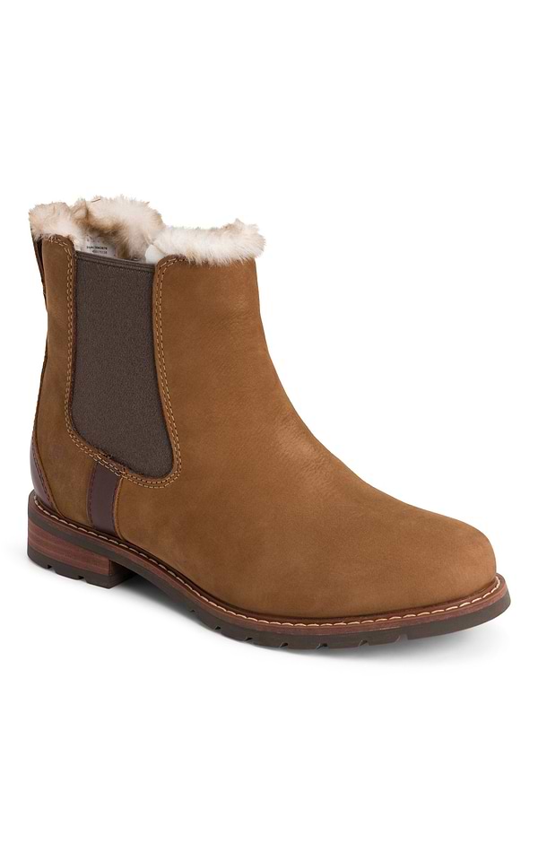 Ladies Ariat Wexford Sherpa Waterproof Chelsea Boot