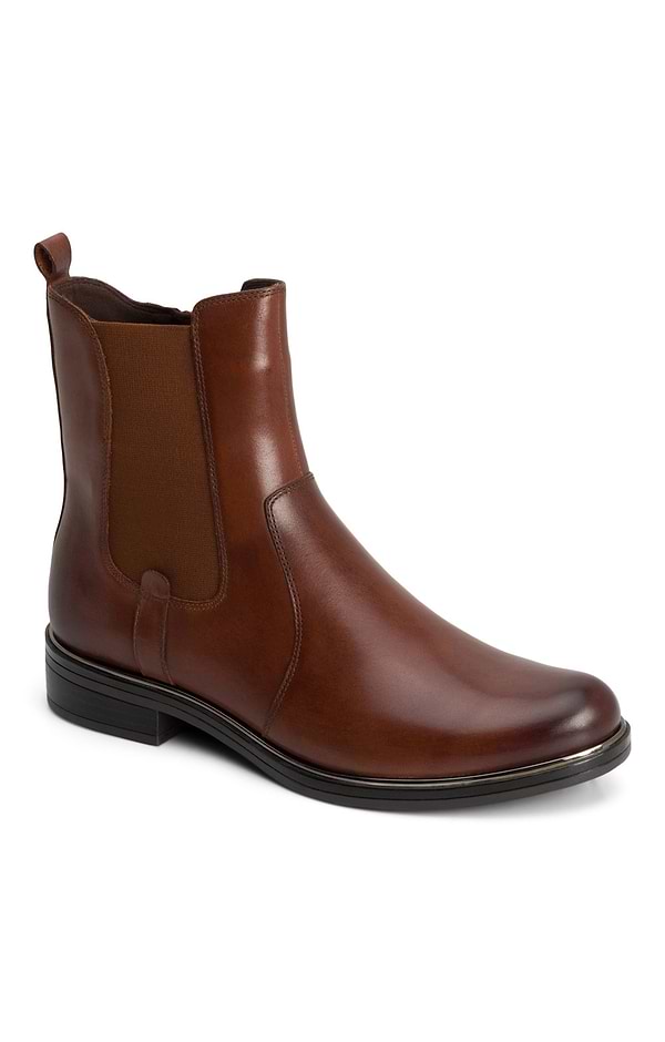 Ladies Leather Chelsea Boots