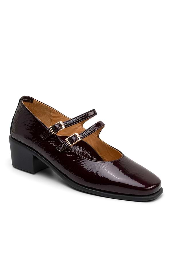 Ladies Mary Jane Patent Pump
