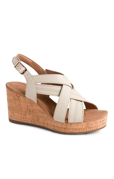 Ladies Clarks Sabina Sling Leather Sandal