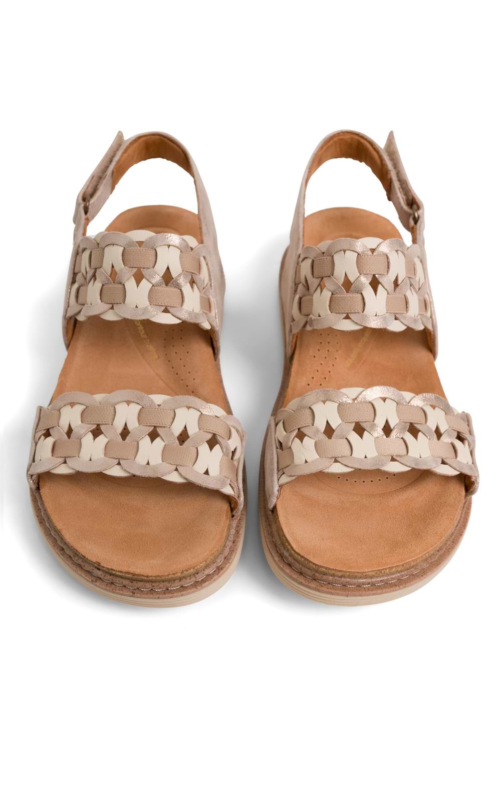 Clarks Arwell Walk, Sandali Bassi Donna In Nabuk Nero, Comodi E Con Plantare Sagomato