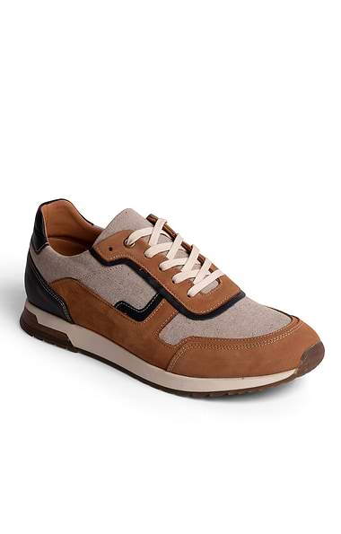 Men's Canvas and Nubuck Trainers