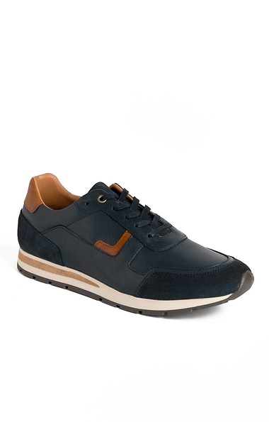 Men's Leather Trainers