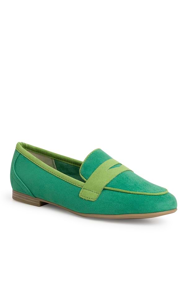 Ladies Marco Tozzi Contrast Penny Loafers