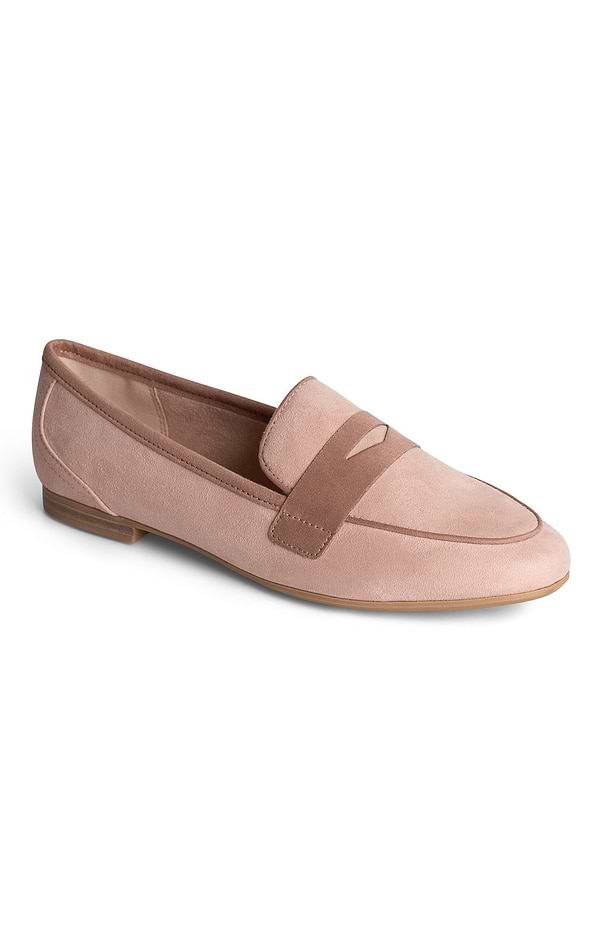 Ladies Marco Tozzi Contrast Penny Loafers