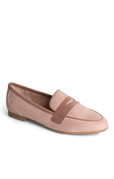 Ladies Marco Tozzi Contrast Penny Loafers
