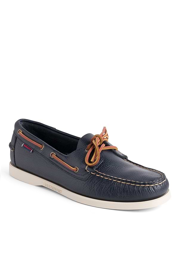 Men's Sebago Grain Leather Deck Shoes