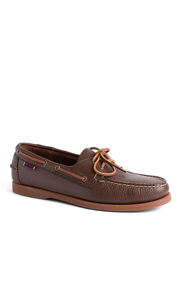 Men's Sebago Grain Leather Deck Shoes