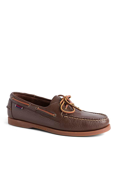 Men's Sebago Grain Leather Deck Shoes