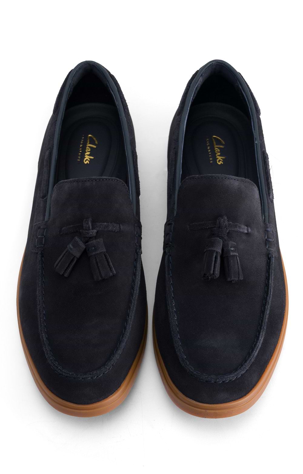 Scarpe TORFORD Easy Navy In Nubuck - Comode, Senza Lacci, Suola Piatta