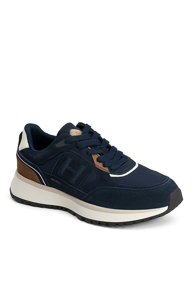Men's Hackett London Otto Suede Running Trainers
