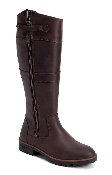 Ladies Dubarry Roundstone Zip Long Boots