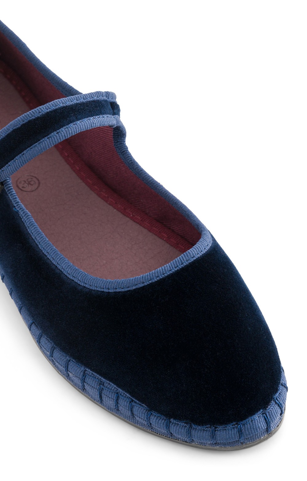 Ladies Flabelus Velvet Mary Jane Shoes - House of Bruar