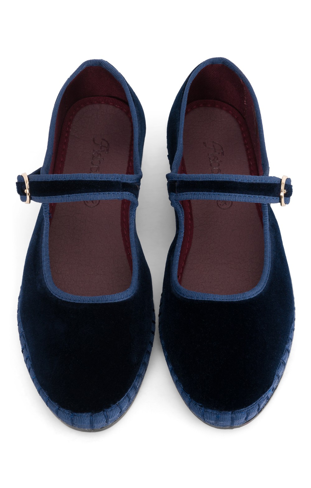 Ladies Flabelus Velvet Mary Jane Shoes - House of Bruar