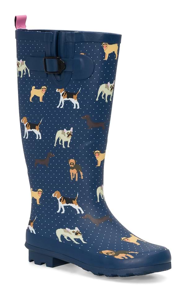 Ladies Tall Patterned Wellies