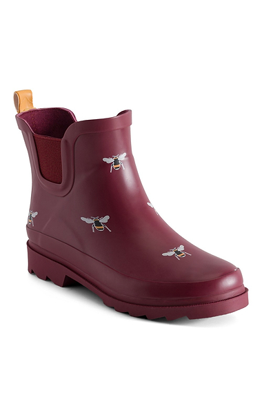 Ladies Patterned Short Wellies