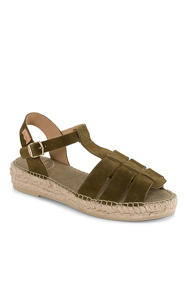 Ladies Toni Pons Suede Fisherman Sandal