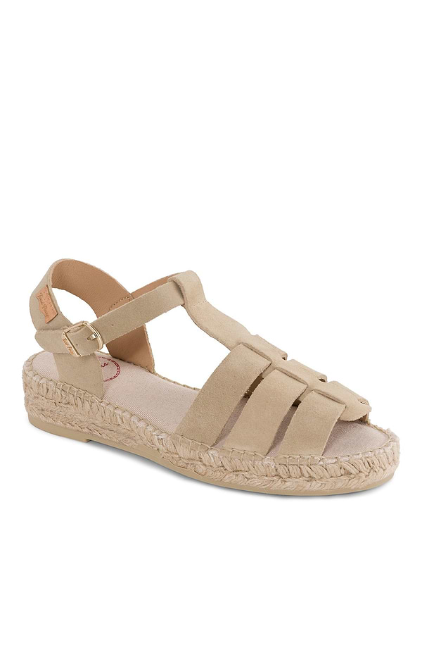 Ladies Toni Pons Suede Fisherman Sandal