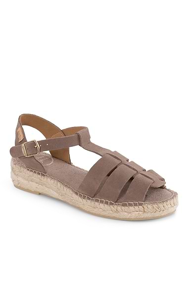 Ladies Toni Pons Suede Fisherman Sandal